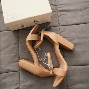 A New Day Nude Block Heels